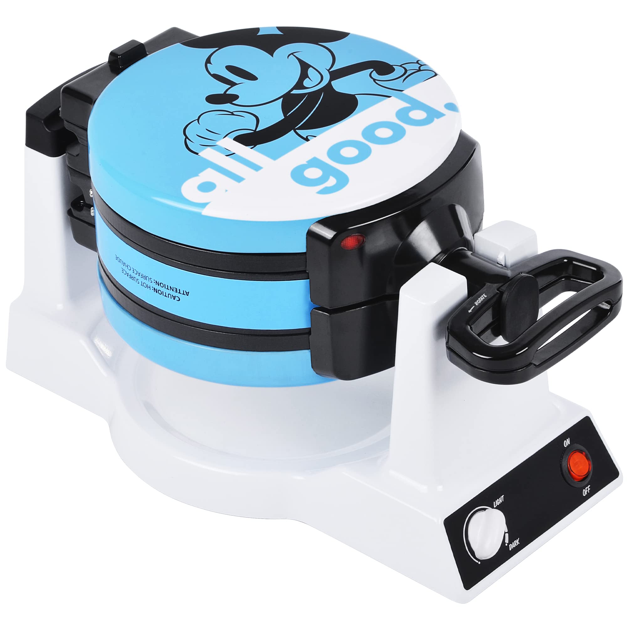 Amazon.com: Disney Mickey & Minnie Double Flip Waffle Maker by