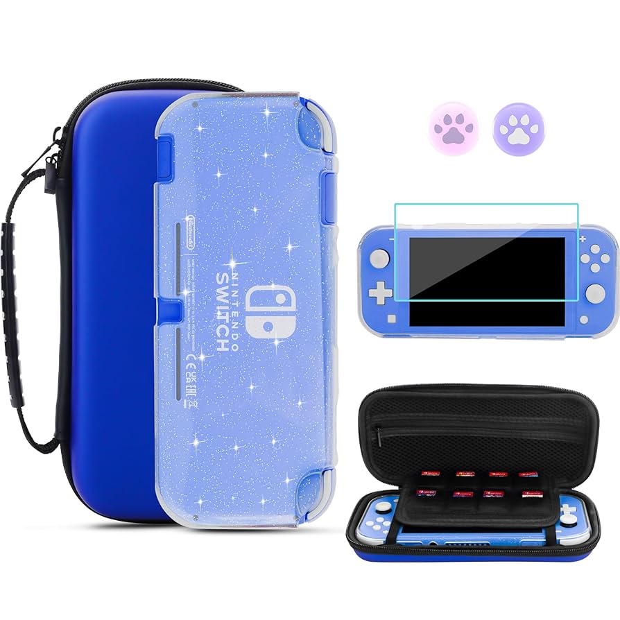 Nintendo Switch Liteターコイズ 充電器SDカードケース付き