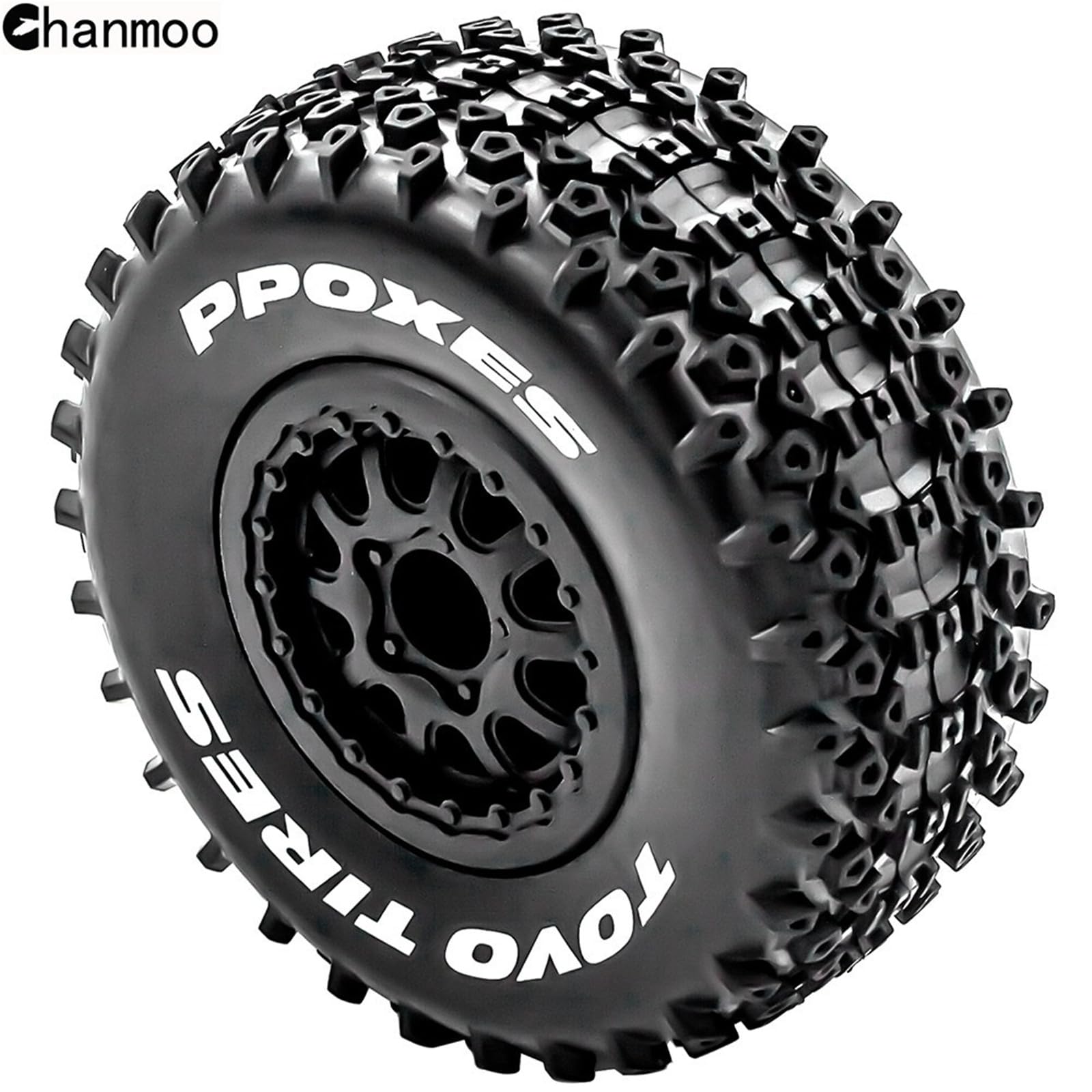 Amazon | Chanmoo 1/10 RC ショートコース トラック ホイールとタイヤ
