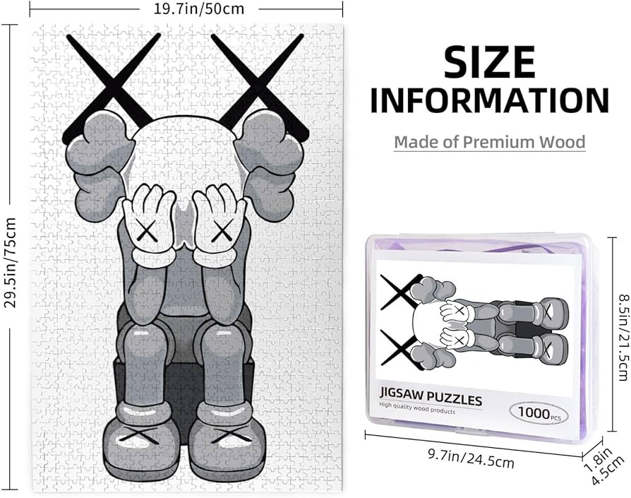 Amazon.co.jp: ジグソーパズル Kaws カウズ キャラクター パズル 木製