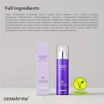Amazon.com: Dermafirm Soothing Repair Facial Serum Hydrating Mist