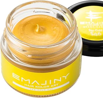 Amazon.co.jp: エマジニー サックス ゴールド ヘア カラーワックス 金
