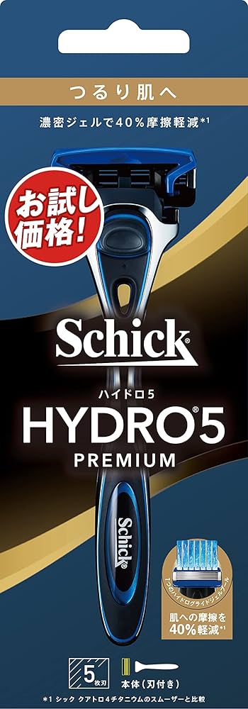 Amazon.co.jp: Schick(シック) ハイドロ5プレミアム つるり肌へ 5枚刃