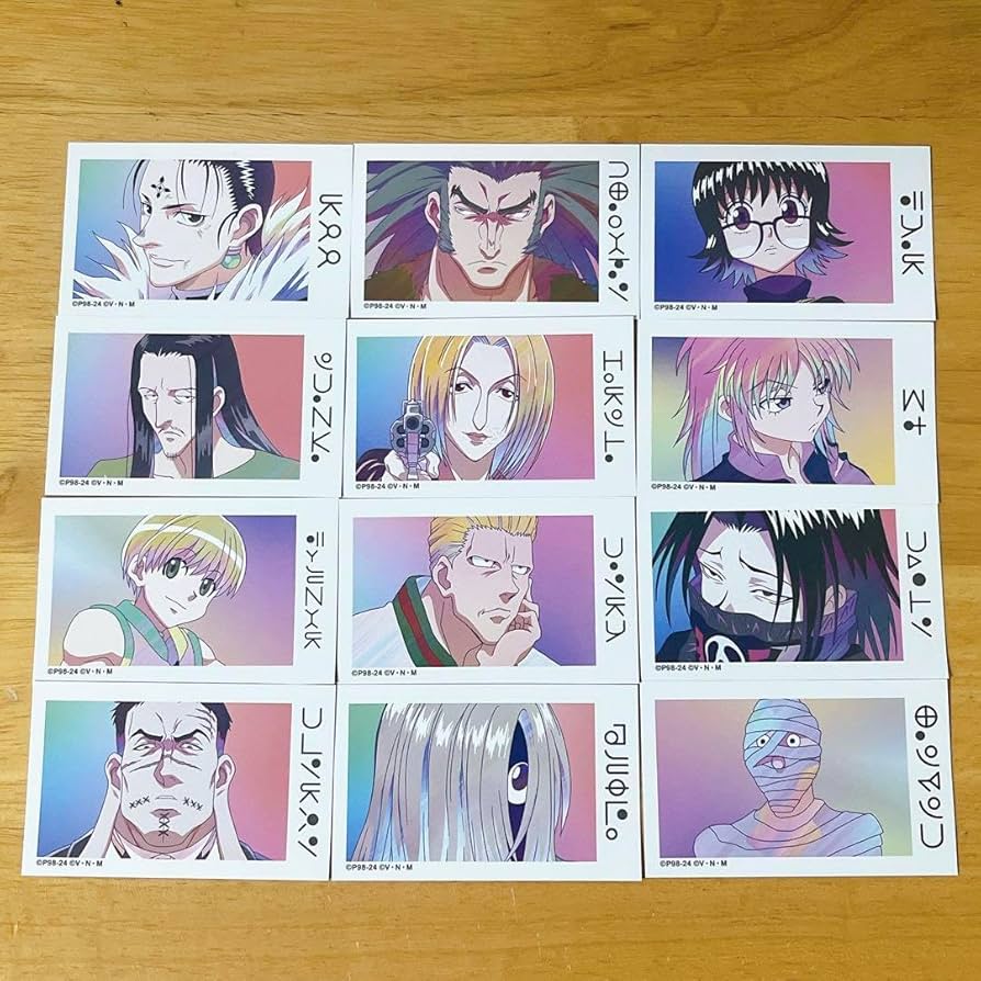 Amazon.co.jp: HUNTER×HUNTER Ani-art イラストカード 幻影旅団 12枚