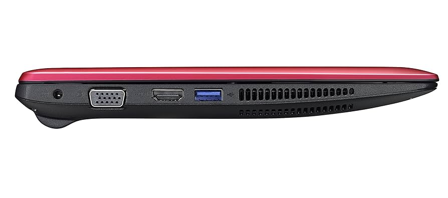 ASUS X200M ノートパソコン レッドWindows11にアップグレード済 ASUS