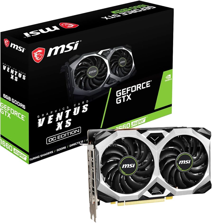 Amazon.com: MSI Super Ventus XS OC GeForce GTX 1660 NVIDIA 6GB