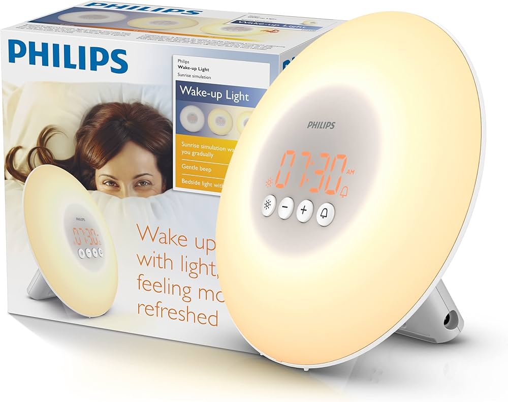 Philips SmartSleep Wake-Up Light Therapy Alarm Clock with Sunrise