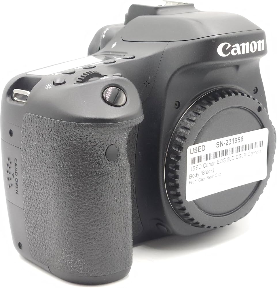 Amazon | Canon Digital SLR Camera Body [EOS 80D] with 24.2
