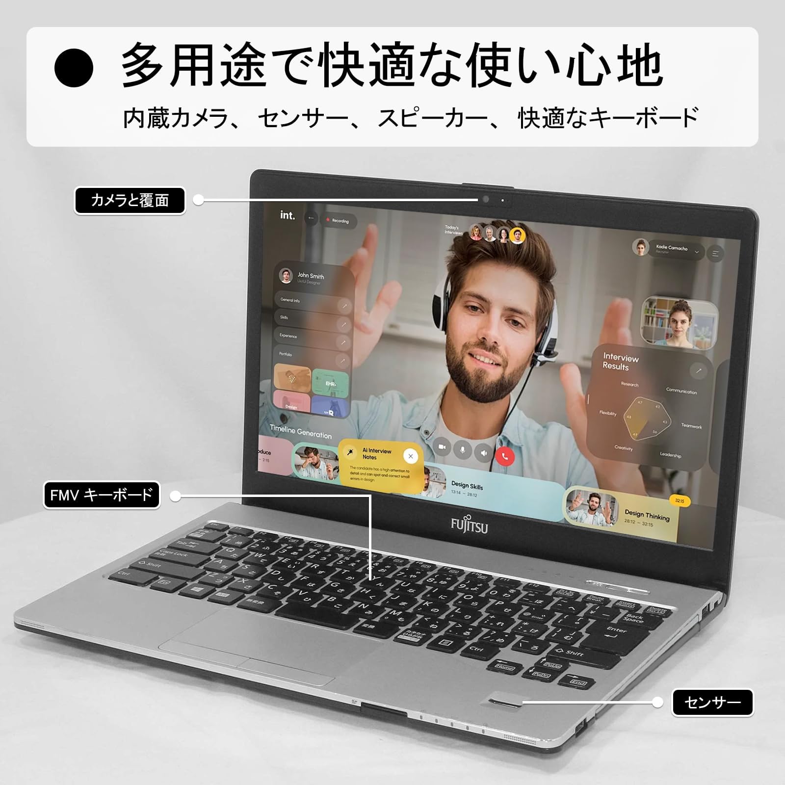 Amazon.co.jp: 【整備済み品】 軽量薄型 富士通LIFEBOOK S938 □13.3型
