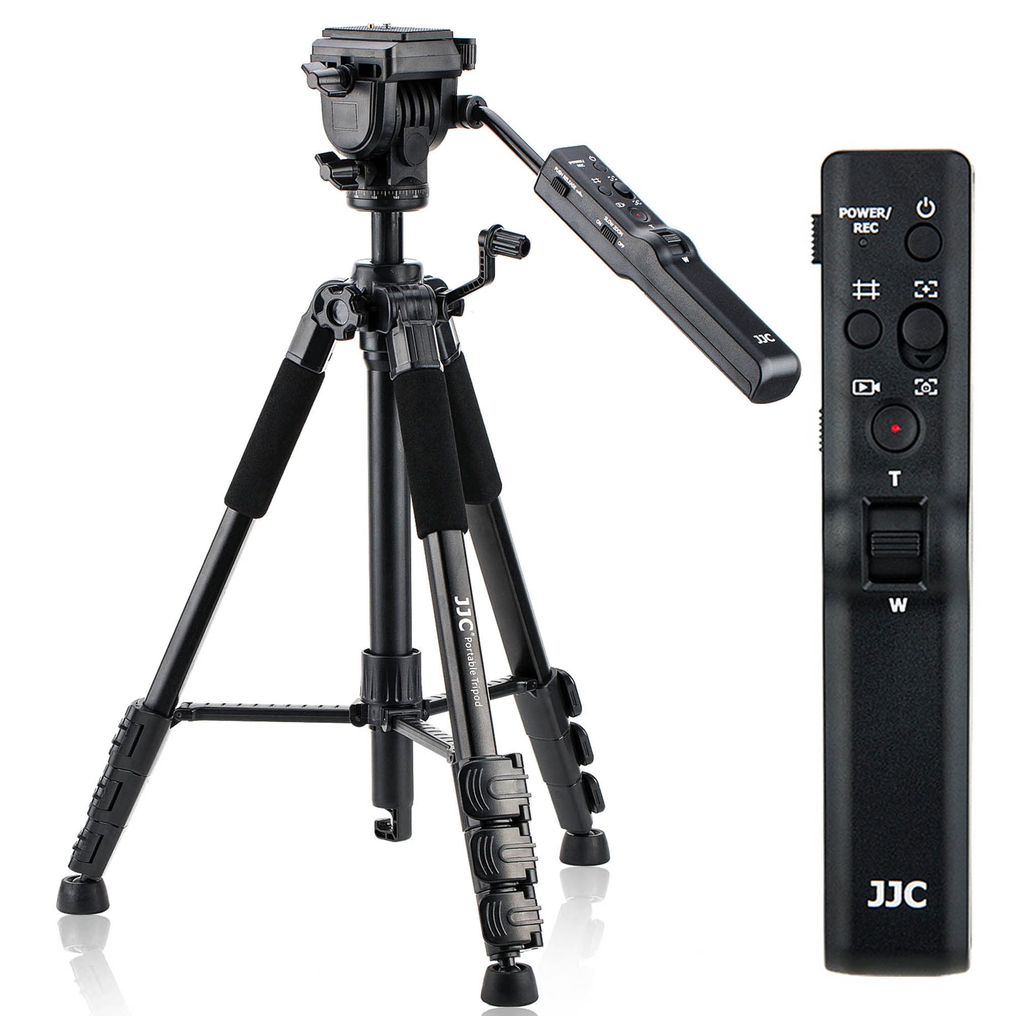 Amazon | JJC 多機能 ビデオカメラ 三脚 リモコン 三脚 ソニー VCT