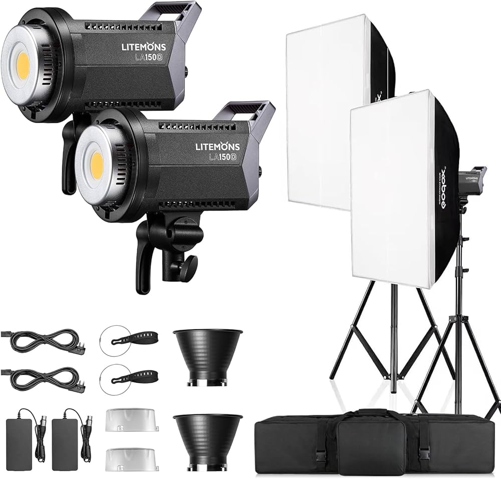 Amazon | GODOX LA150D LEDビデオライト 230W 5600K 撮影照明機材