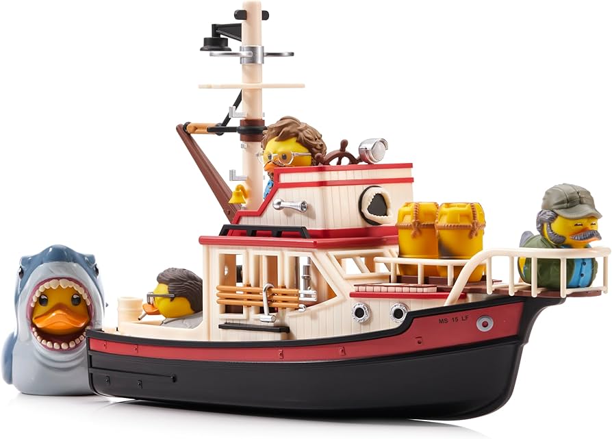 Amazon.com: TUBBZ Jaws Floating Orca Boat Model Collectible Bundle