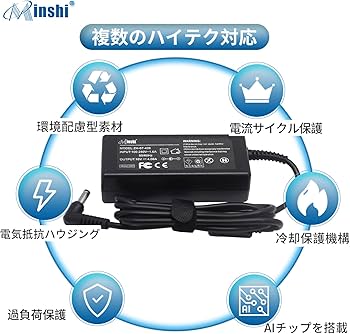 Amazon.co.jp: 【MINSHI】Panasonic対応 CF-SZ5 ACアダプター 65W