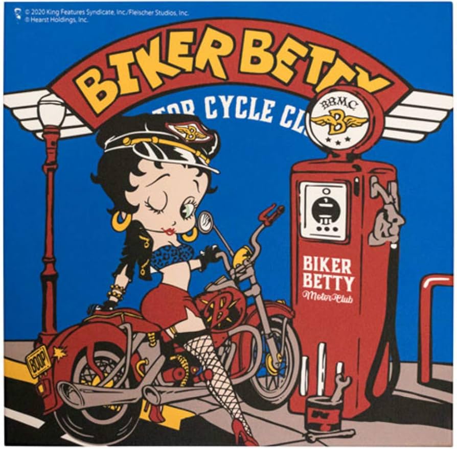 Amazon.co.jp: BETTY BOOP LED キャンバス ライト ボックス 【BIKER