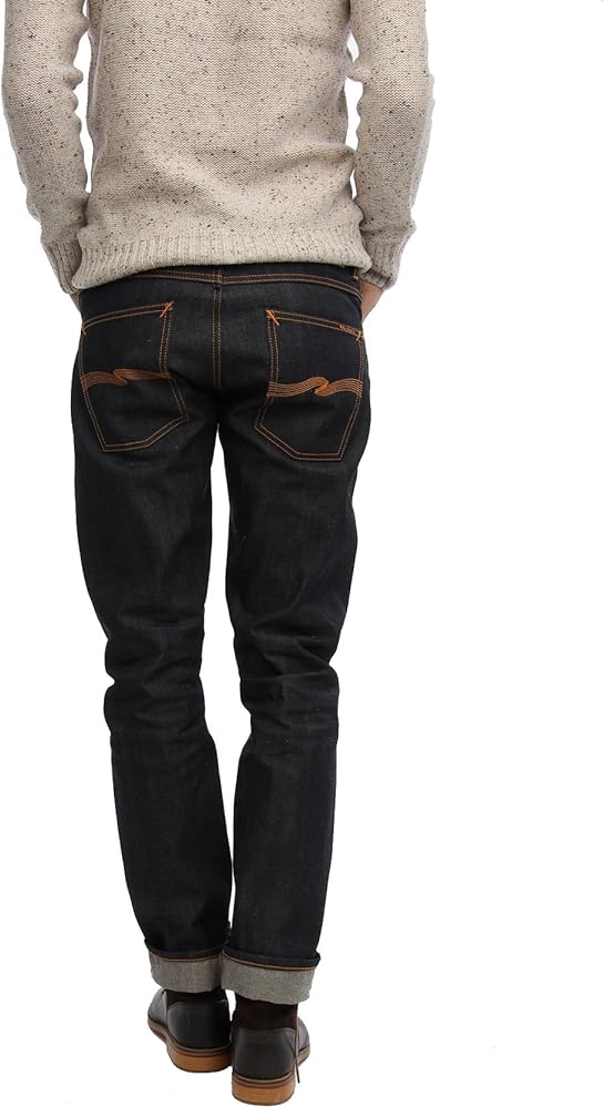 Nudie Jeans Men's Grim Tim Dry Selvage, 24/28 at Amazon Men's
