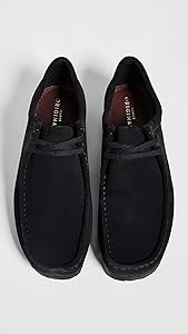 Amazon.com | Clarks Men's Wallabee Shoe, Black Suede, 105 M US