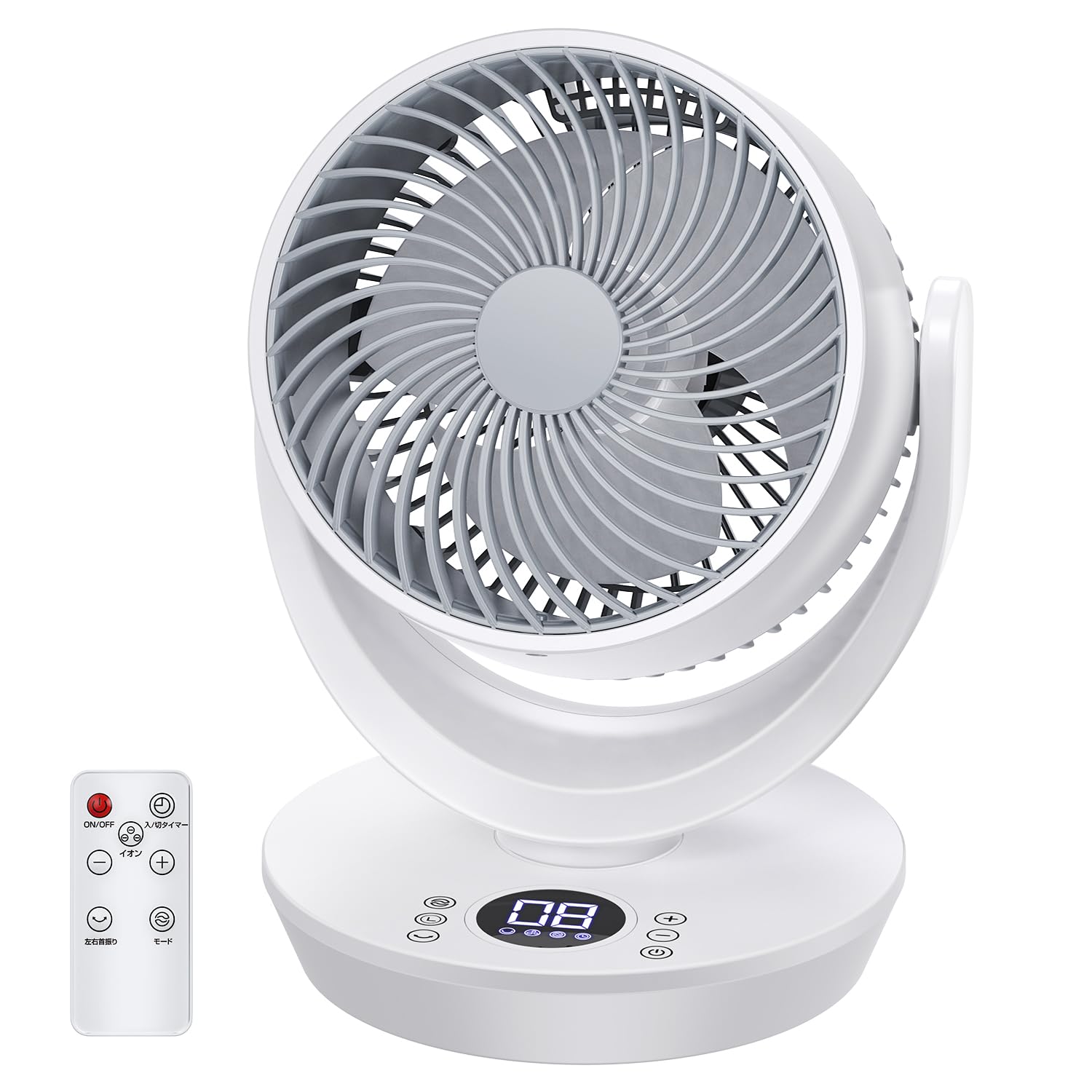 Amazon | サーキュレーター 扇風機 【2025夏新開発&3D首振り&マイナス
