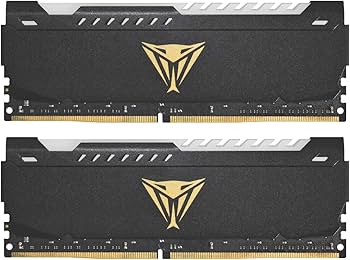 Patriot Viper Steel RGB DDR4 RAM 32GB (2X16GB) 3200MHz CL18 1.35v