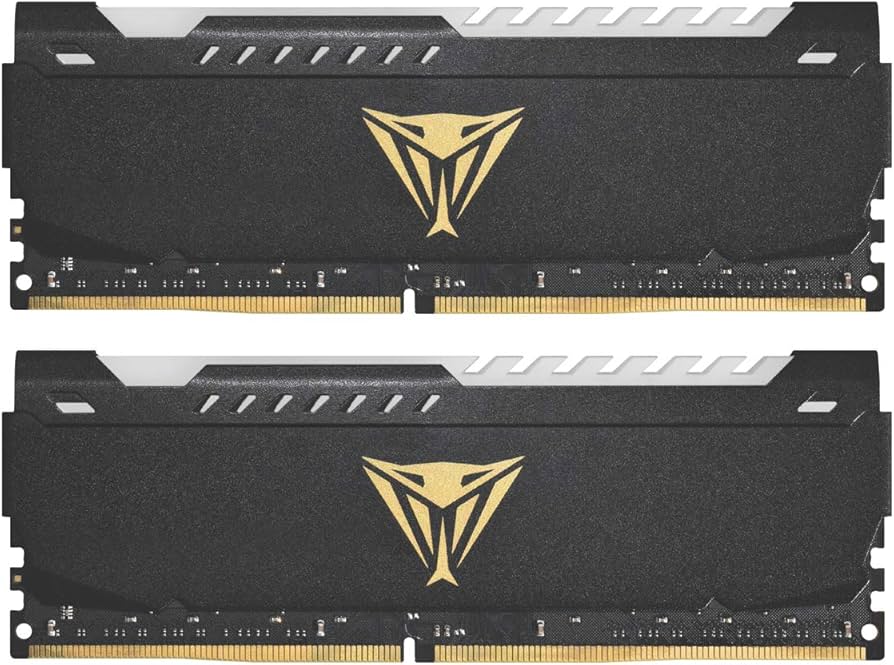 Patriot Viper Steel RGB DDR4 RAM 32GB (2X16GB) 3600MHz CL20 1.35v