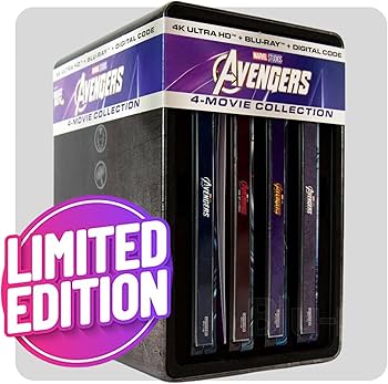 Amazon.com: Avengers Complete 4-Movie Collection Limited Steelbook
