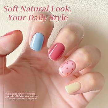 Amazon | BORN PRETTY ピンク、イエロー、蛍光色のキャンディカラー