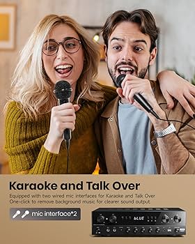 Amazon.co.jp: Donner パワーアンプ、オーディオアンプ Bluetooth 5.0