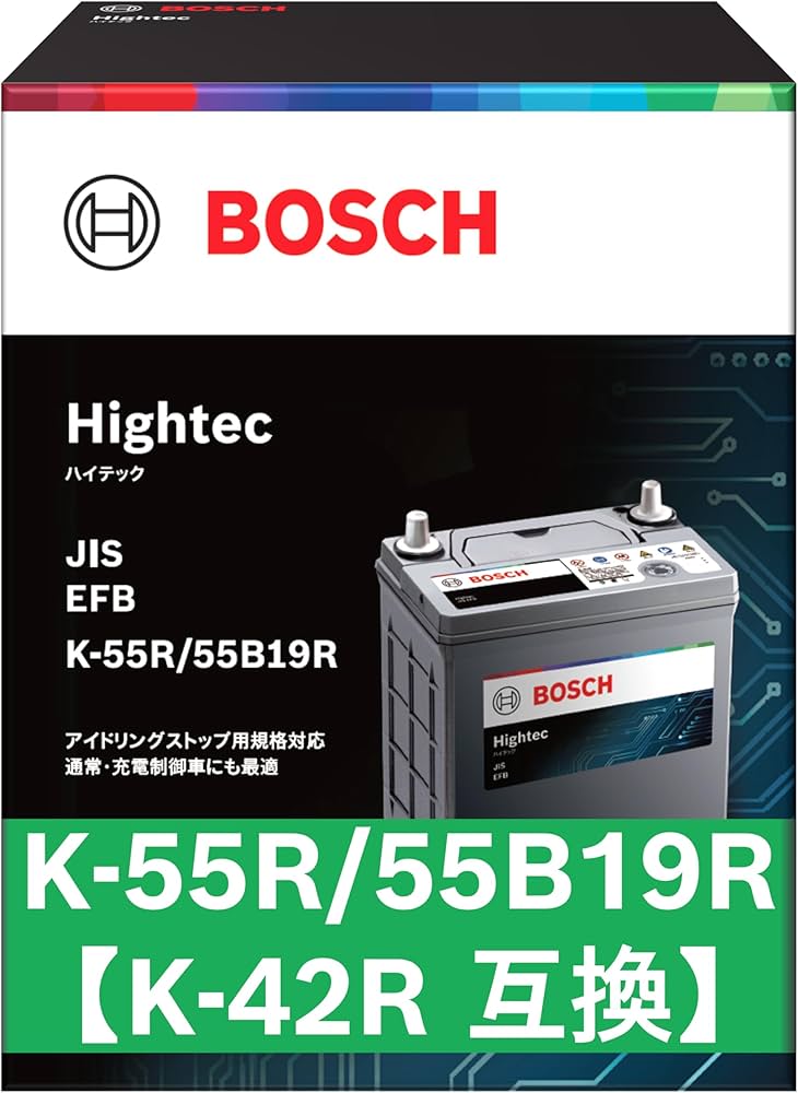 Amazon.co.jp: BOSCH (ボッシュ) 国産車バッテリー HT-K-55R/55B19R