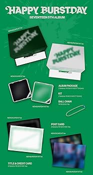 SEVENTEEN, SVT - SEVENTEEN HAPPY BURSTDAY 5th Album 3 Version Set