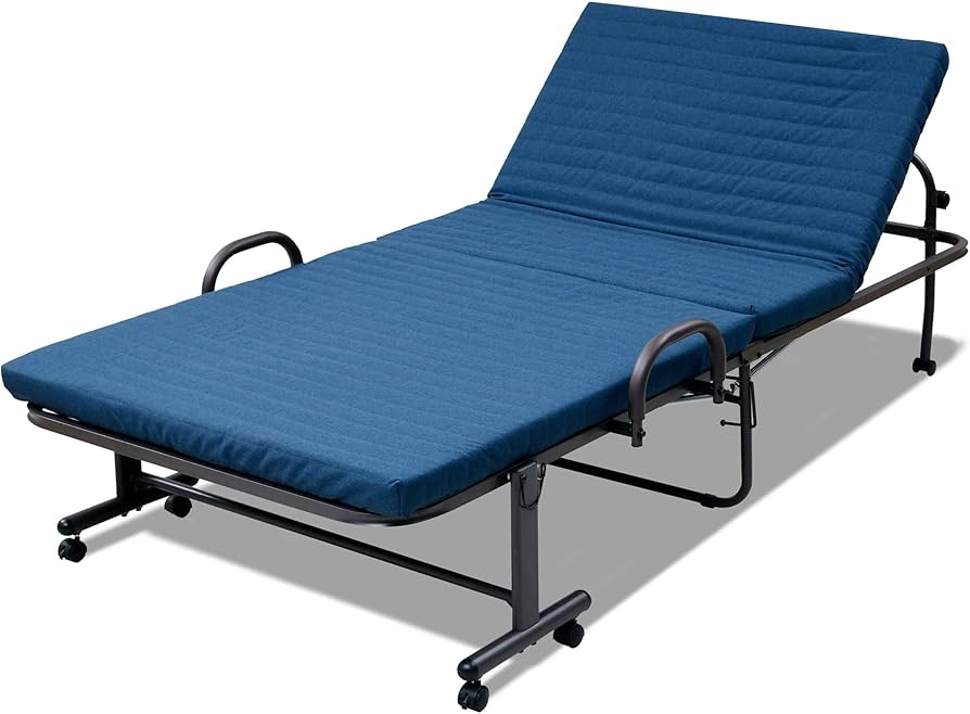 Amazon｜山善(YAMAZEN) 折りたたみベッド シングル 高反発 (かため) 14