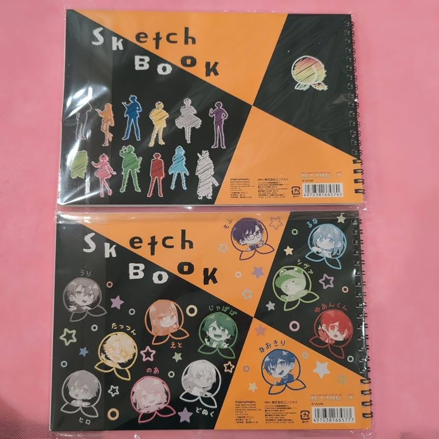 Amazon.co.jp: カラフルピーチ スケッチブック 2冊セット からぴち