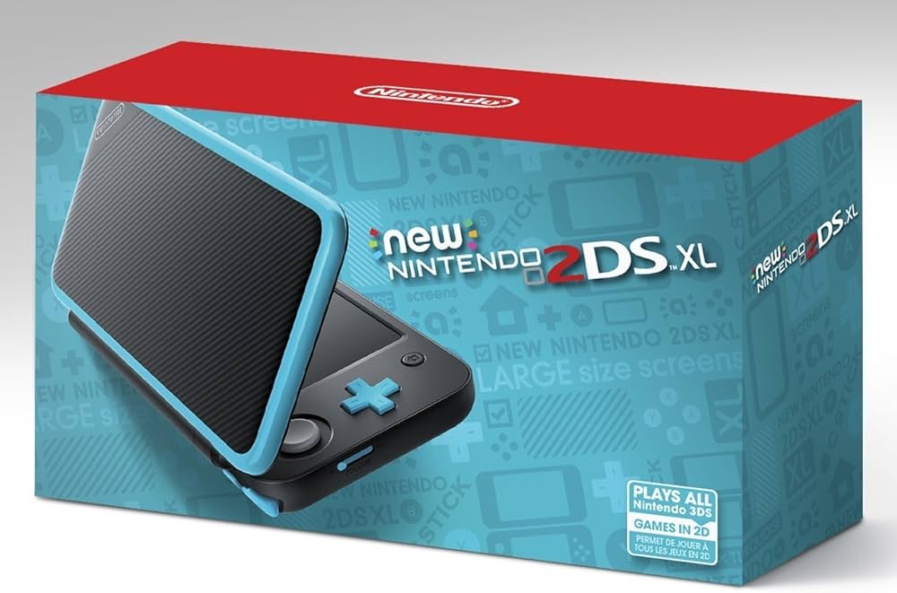 Amazon.com: Nintendo New 2DS XL - Black + Turquoise (Renewed