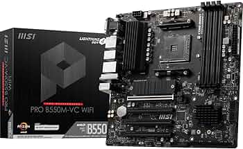 Amazon.com: MSI PRO B550M-VC WiFi ProSeries Motherboard (AMD Ryzen