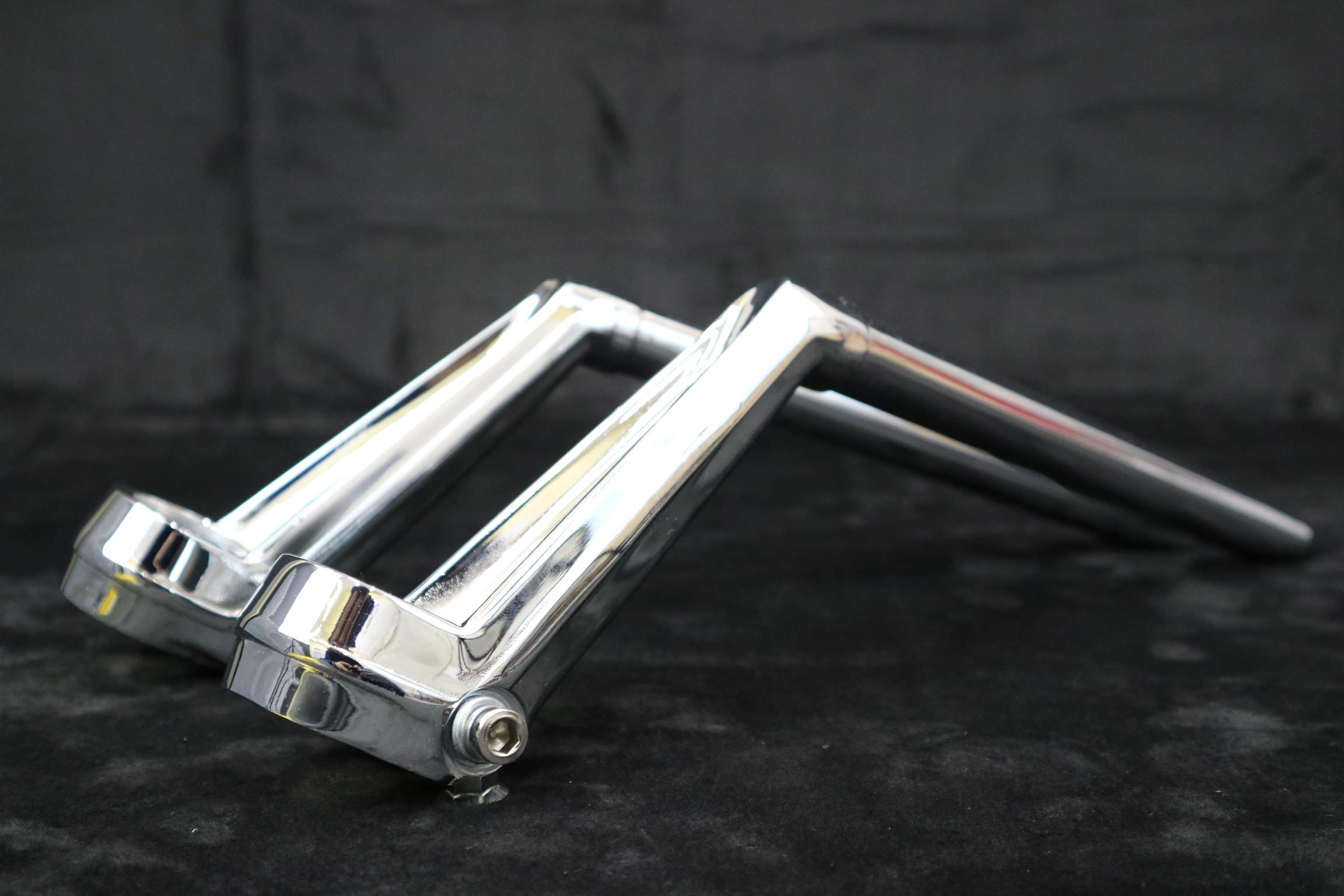 Amazon | 【旧車ハン】 VFタイプ ハンドル メッキ / 35π 高さ15cm