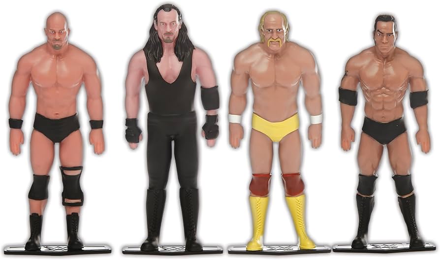 Amazon.co.jp: FleXfigs: WWE Legends - 4 キャラクターパック