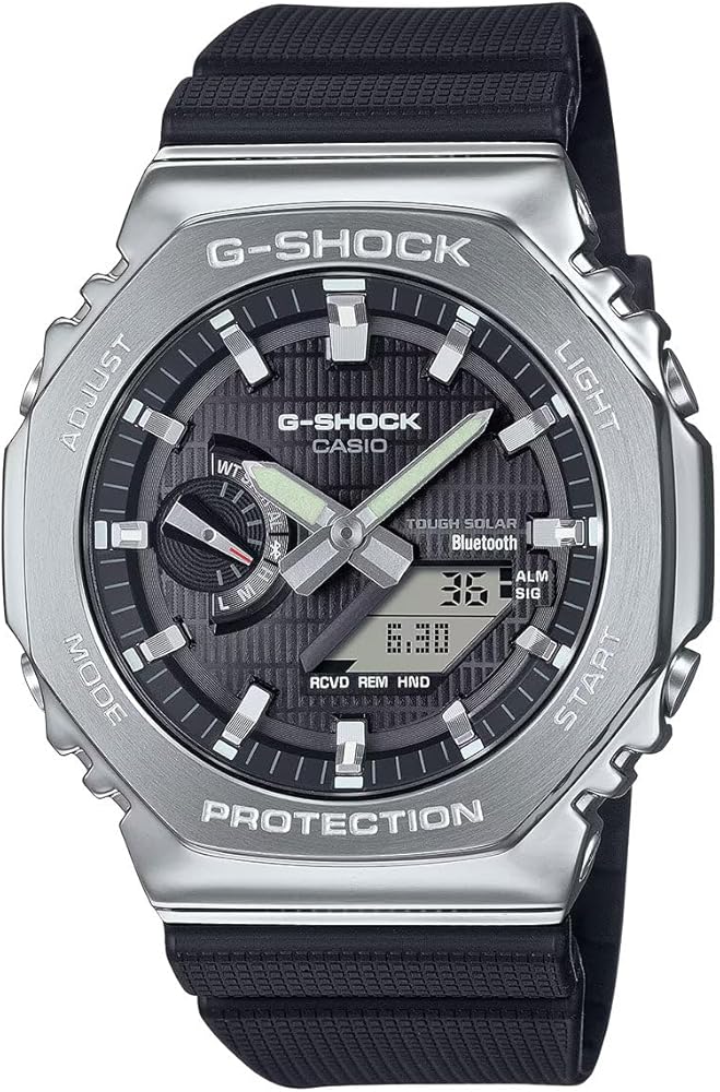 Amazon.com: G-Shock Casio G-Steel Solar Connected Black Dial Black