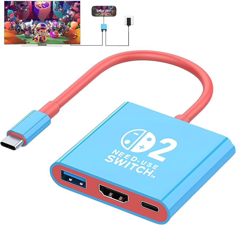 Amazon.co.jp: Switch 2用ドック【2025年新登場-3in1多機能】スイッチ