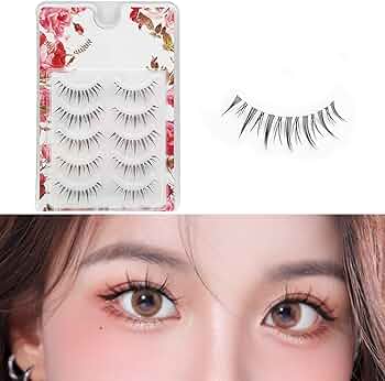 Amazon.co.jp: Doyime つけまつげ ナチュラル目尻 5ペア 自然な