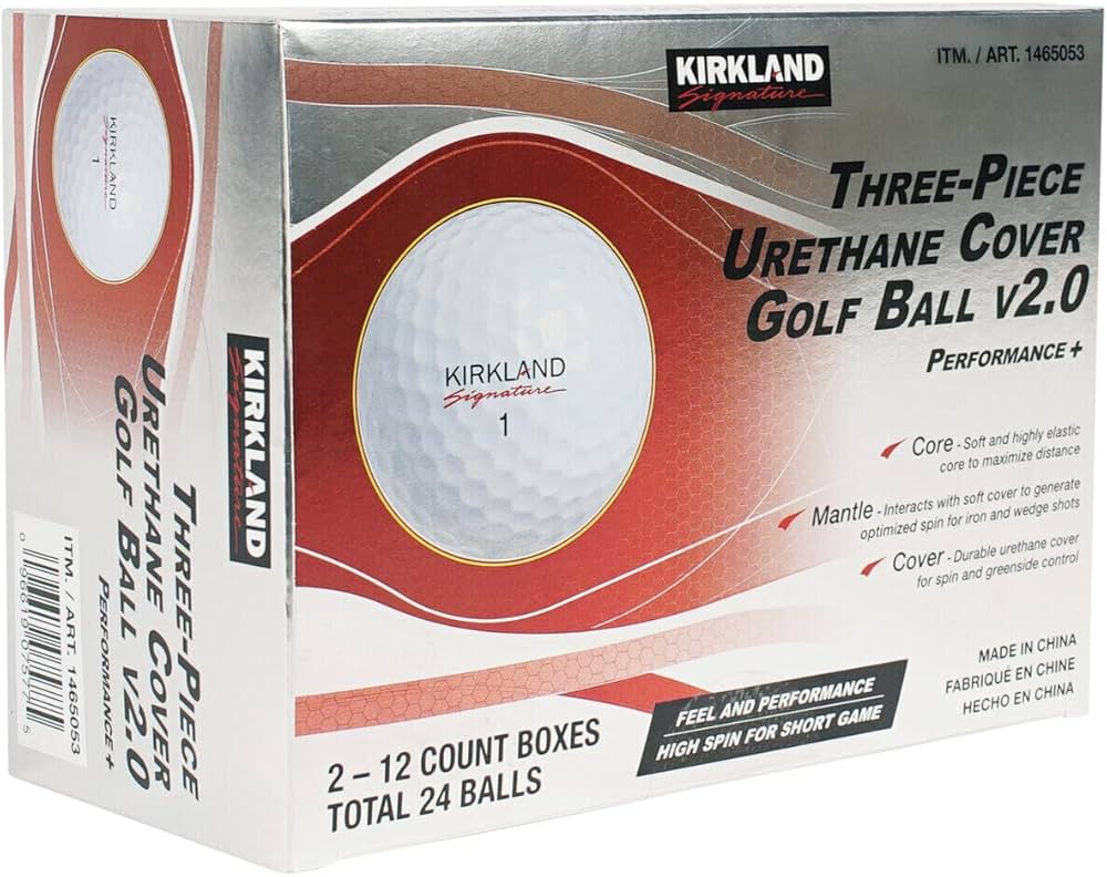 Amazon | 【24個入】3ピースゴルフボール バージョン2.0 カークランド