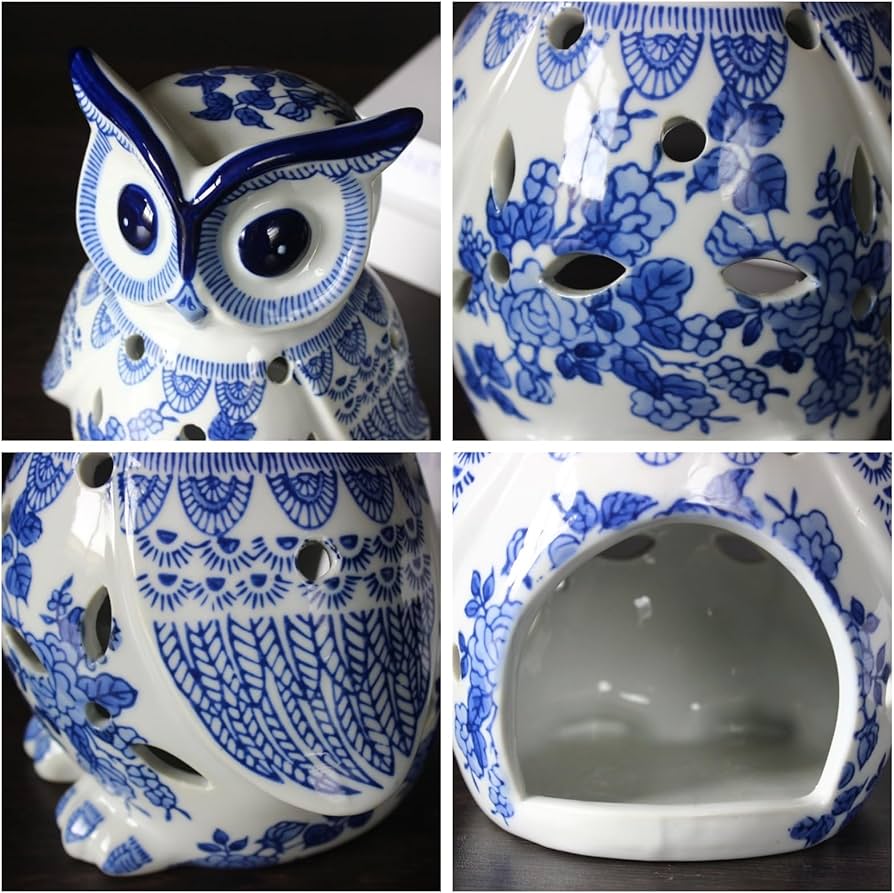 Amazon.co.jp: フクロウ 置物 ガーデン オブジェ かわいい フクロウ