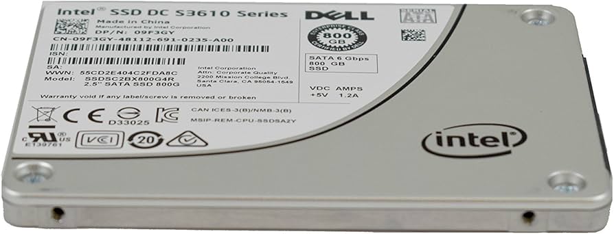 Amazon.com: Intel SSDSC2BX800G401 DC S3610 Series 800GB 2.5inch