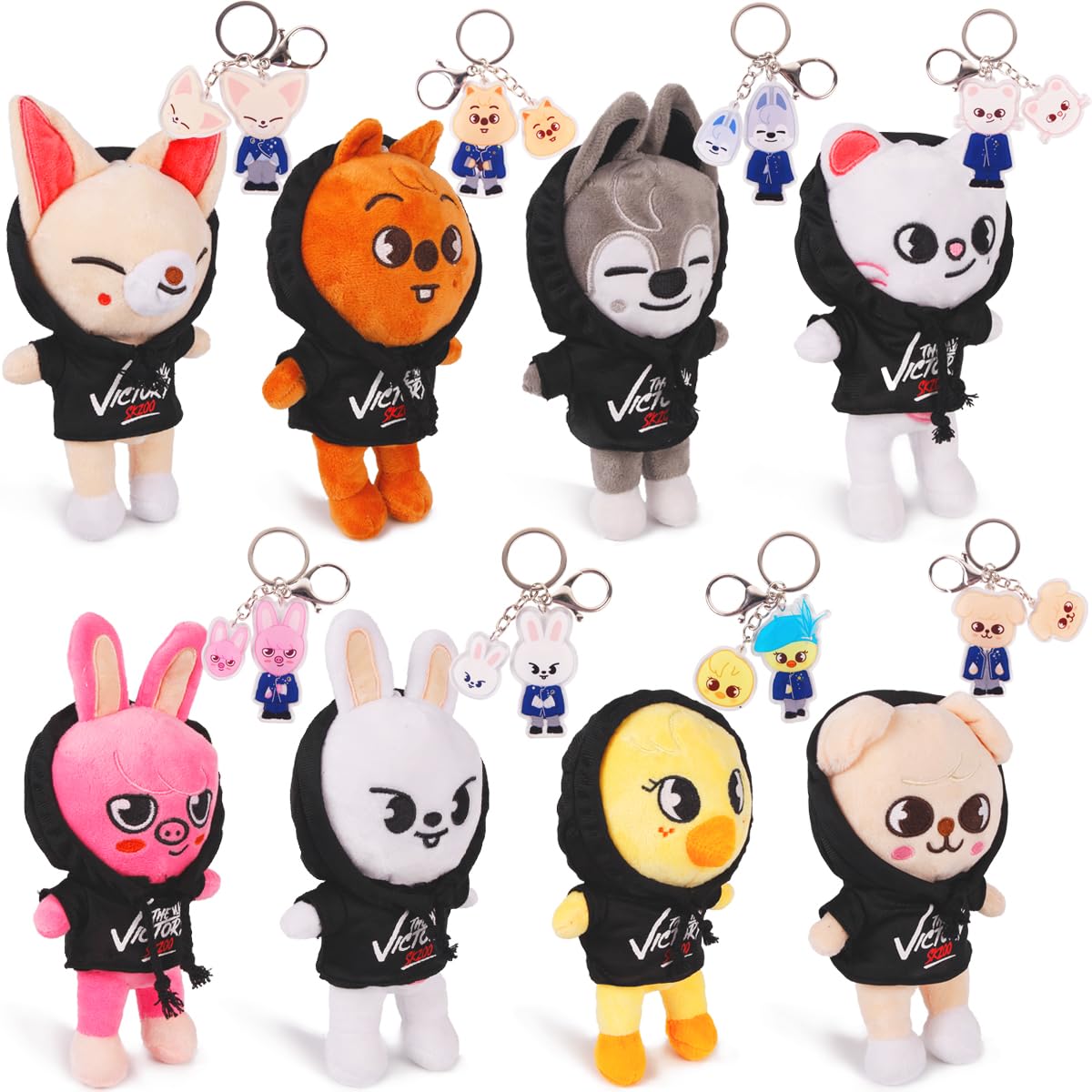 Amazon.com: SKZOO 7.8in 8SET Plush | The Initial Hoodie Image