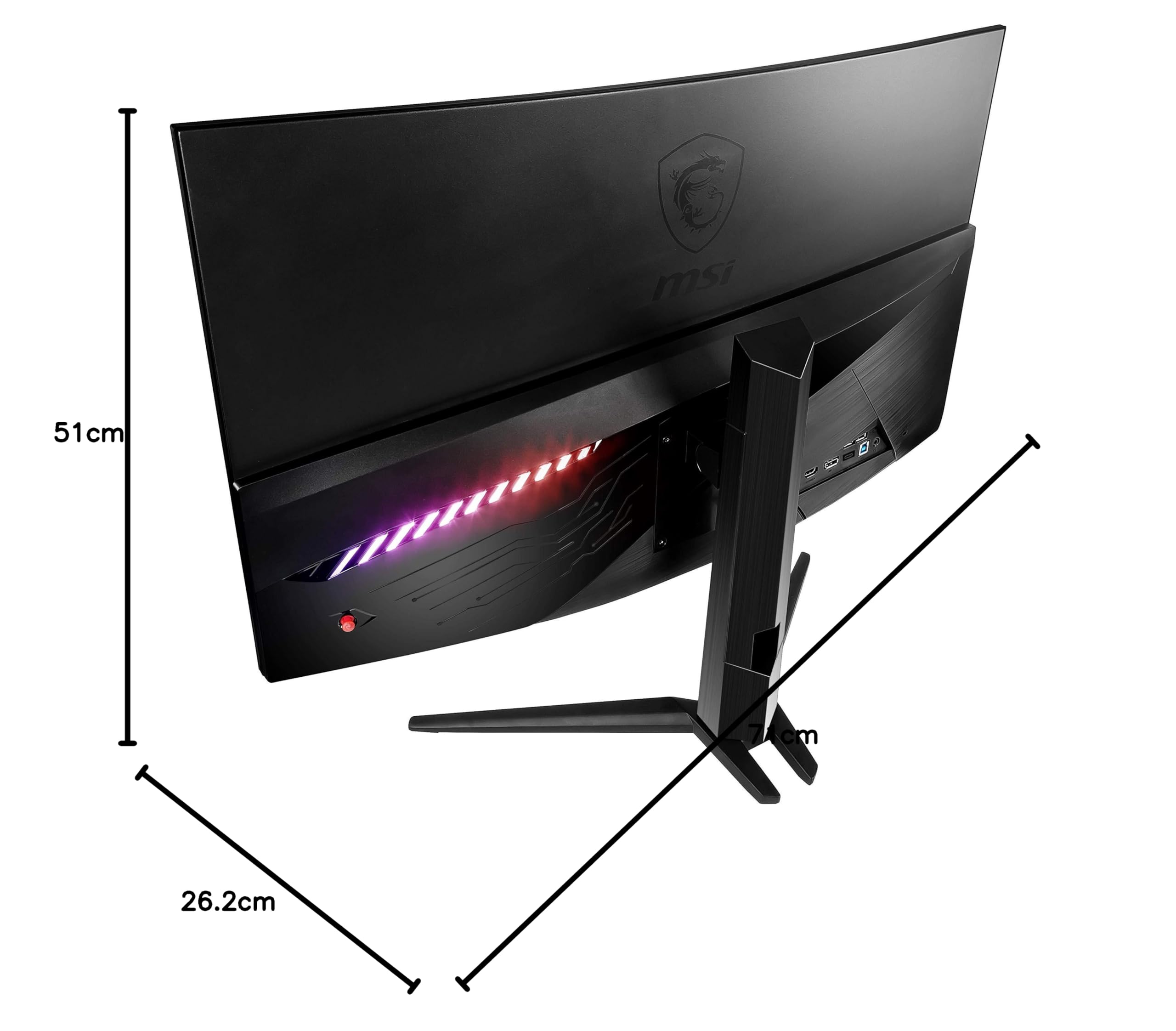 Msi Optix Mag321Curv Curved Gaming Monitor, 32