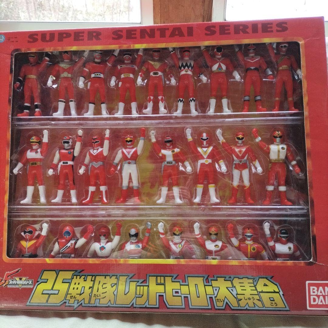 Amazon.co.jp: 25スーパー戦隊レッドヒーロー大集合 : おもちゃ
