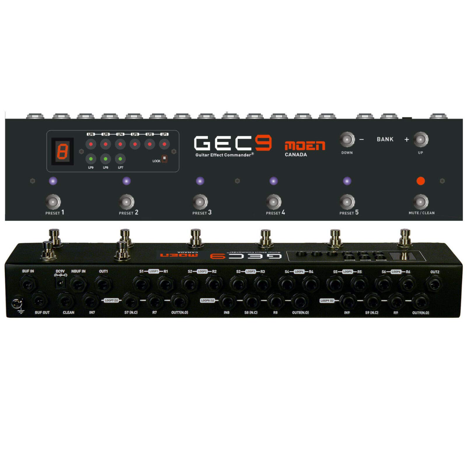 Moen GEC9 V2 Guitar Effects Routing System, Looper, Pedal Switcher