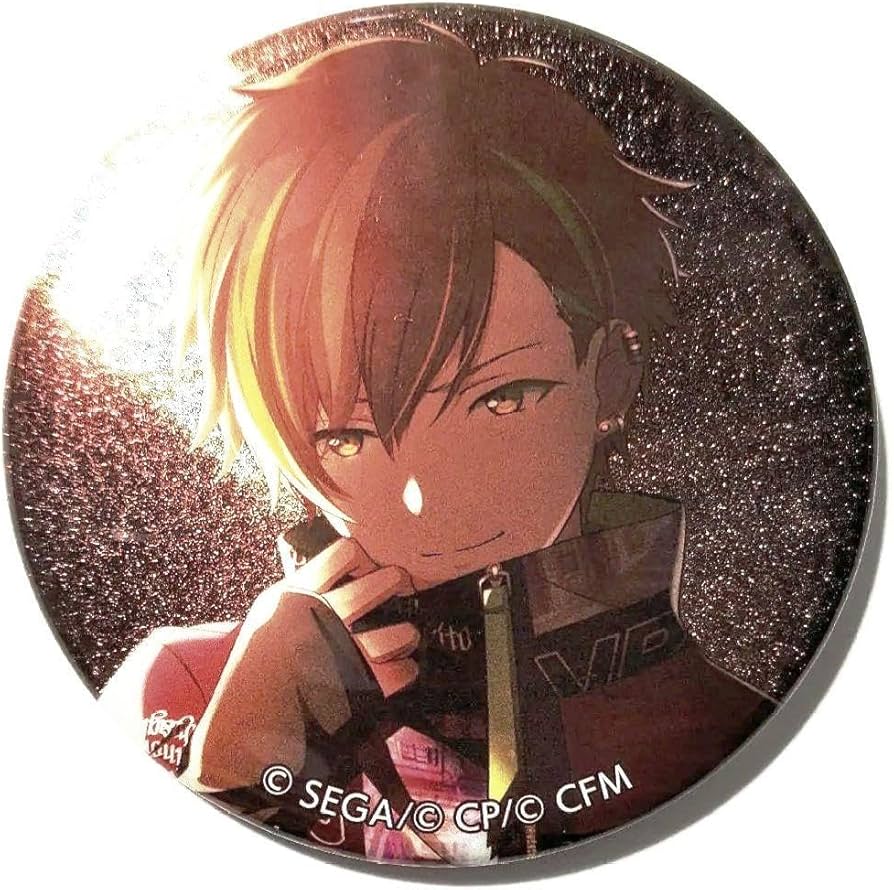 プロセカ グリッター缶バッジ 26B エピカ 15A 箔押し 東雲彰人