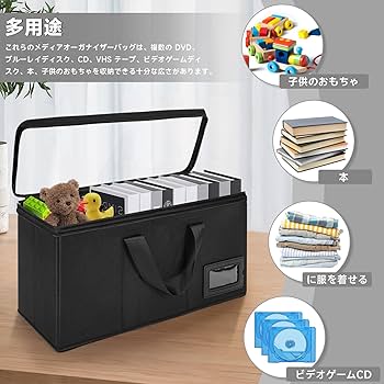 Amazon.co.jp: Negrew DVD収納 CD 透明 収納ケース 透明窓 ラベル