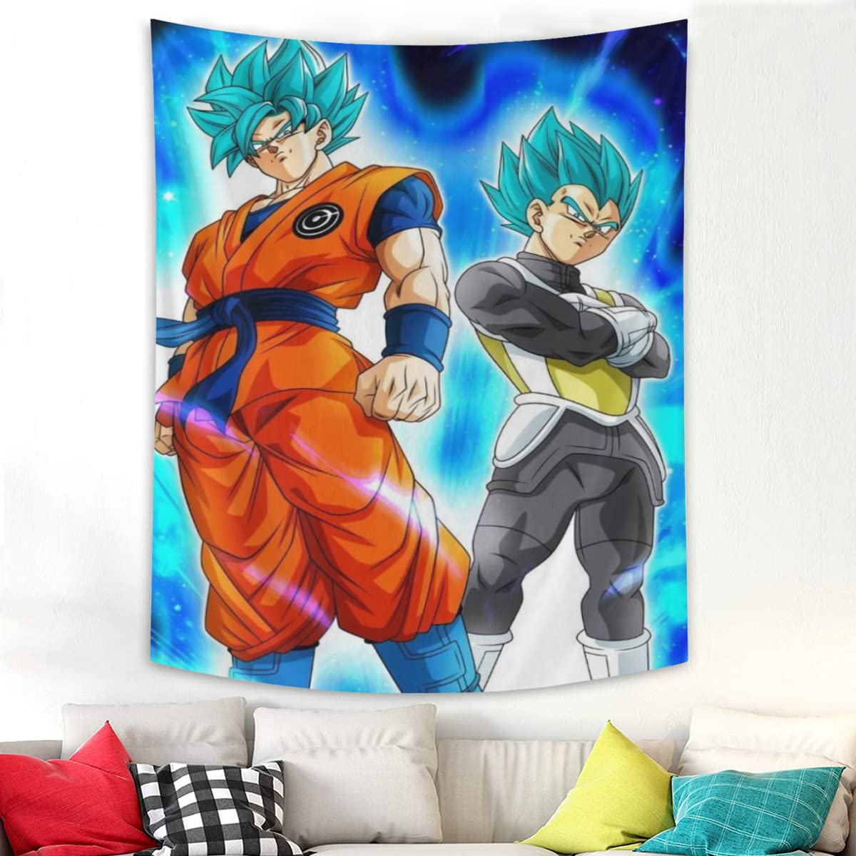 Amazon.co.jp: ドラゴンボール タペストリー ベジータ 孫悟飯 孫悟空