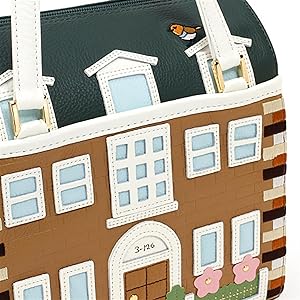 Amazon | [キタムラ] ハンドバッグ イギリスのお家 Z-0415 オーク