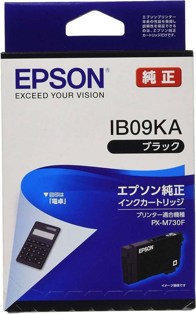 Amazon.co.jp: エプソン 純正 インクカートリッジ IB09KA ブラック