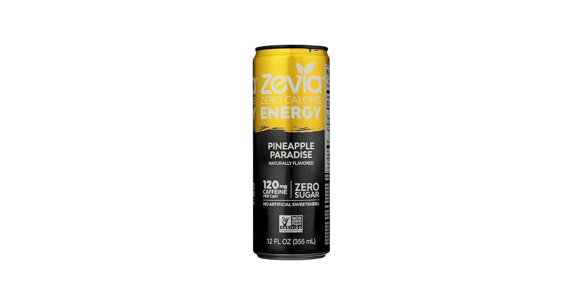 Amazon.com : Zevia Zero Calorie Energy Drink, Pineapple Paradise